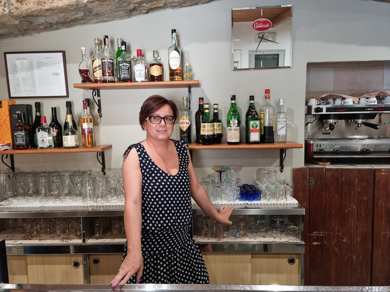 Patrizia Bolognone, titolare della pizzeria Le Fontanelle