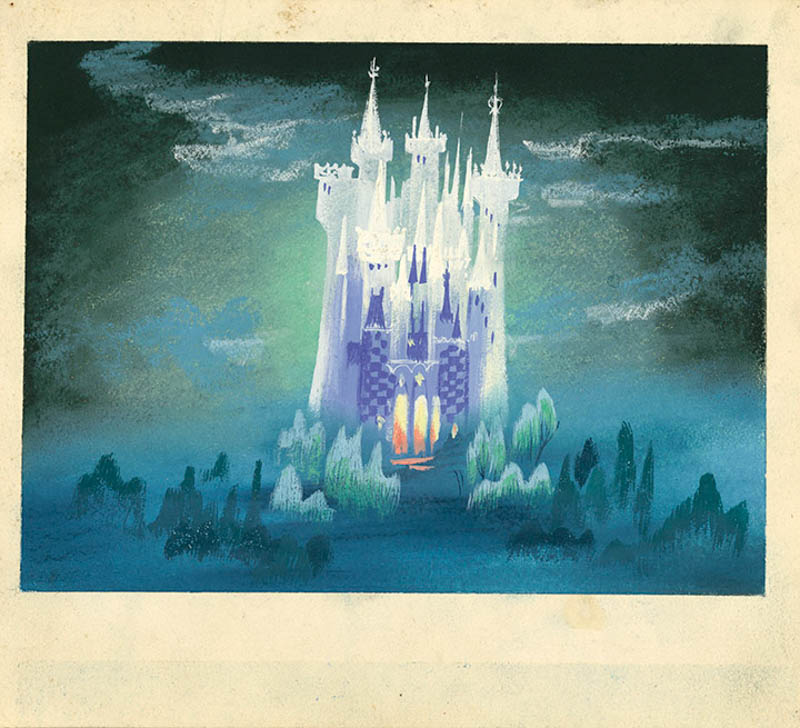Cenerentola, 1950 Mary Blair Concept art Guazzo su carta © Disney