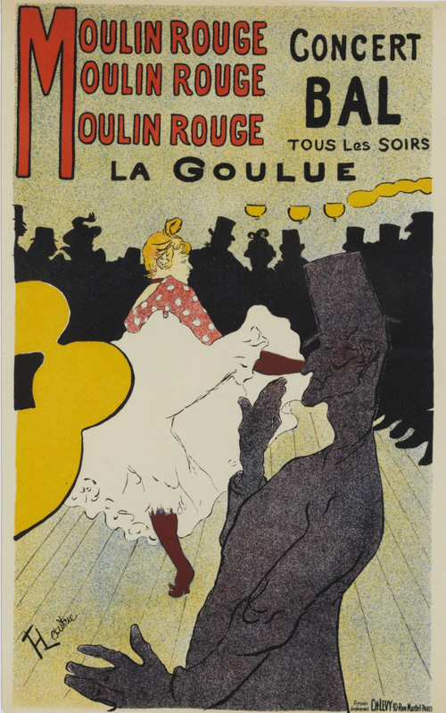 Il manifesto di Lautrec per il Moulin Rouge